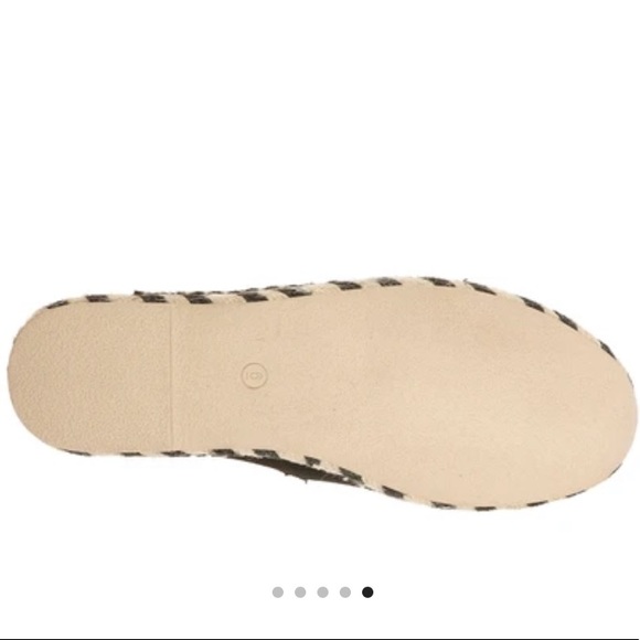NWOT Black Rampage Espadrille Slides Size 7.5 - Picture 4 of 6
